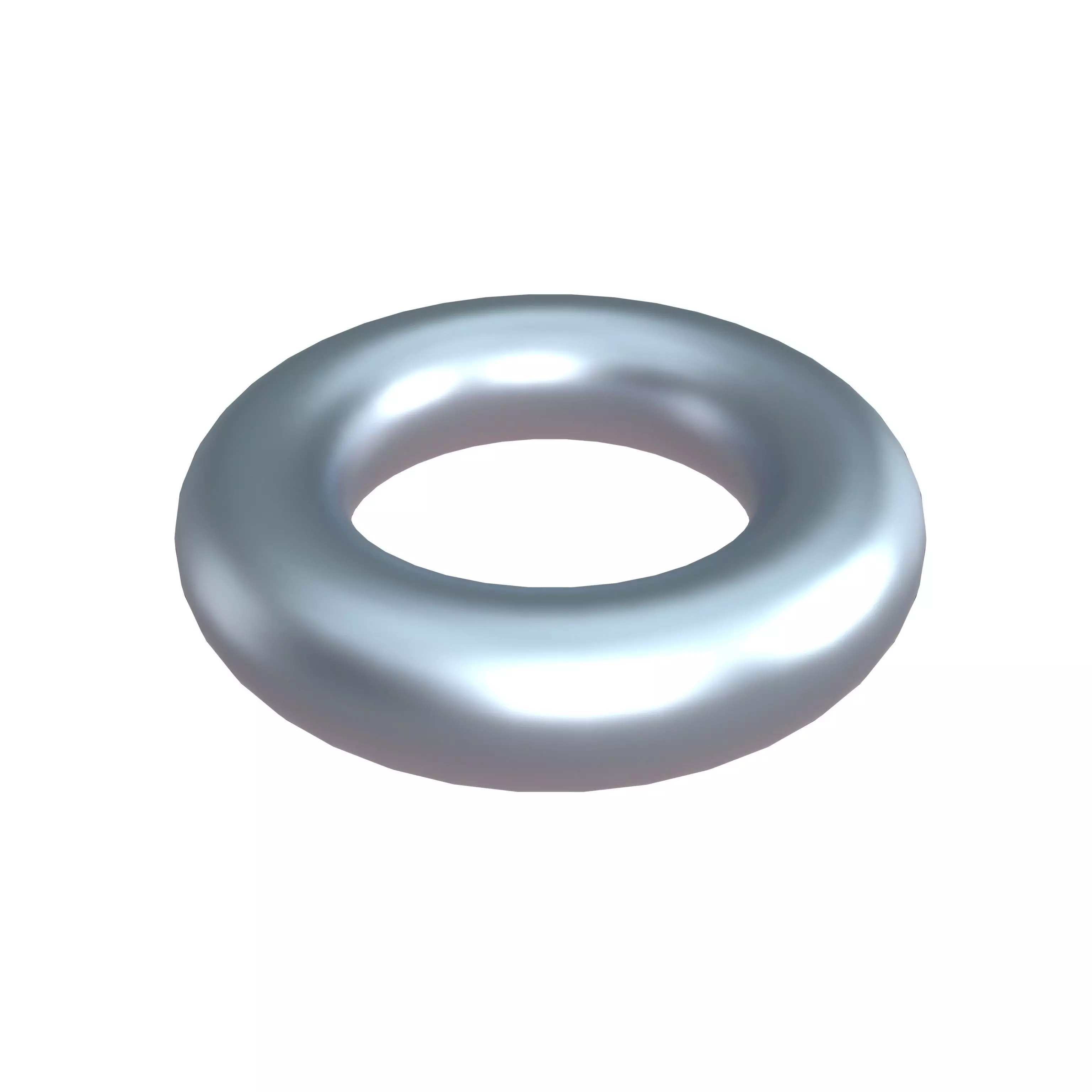 Torus Geometric V1 003 Low-poly 3D model_0