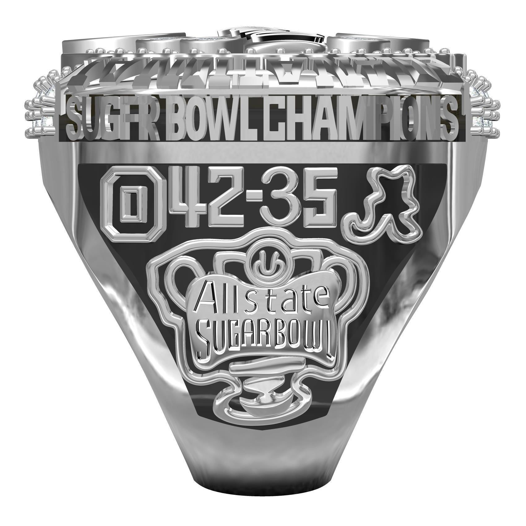 Ohio State Super Bowl Championship Ring 3D print model_5