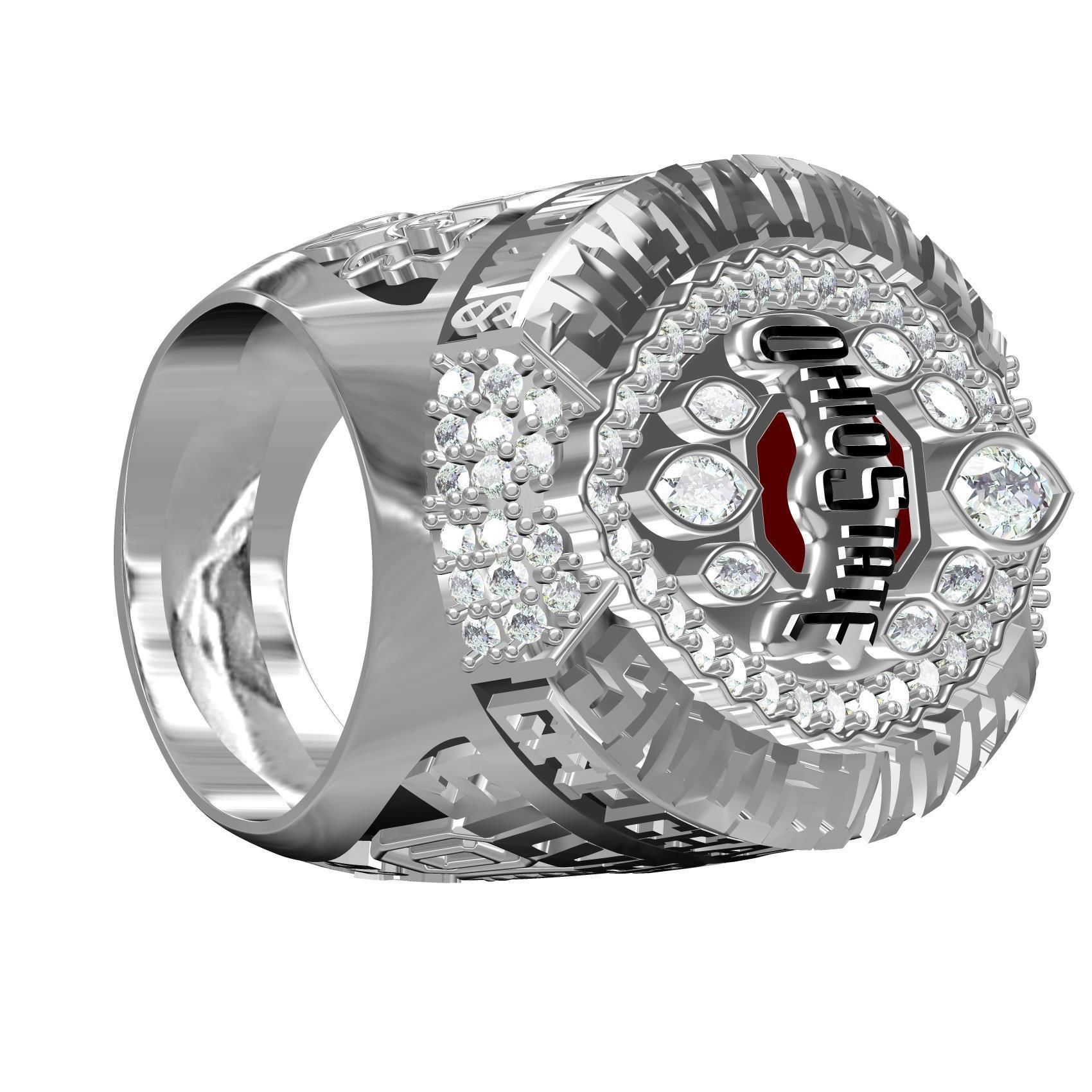 Ohio State Super Bowl Championship Ring 3D print model_8