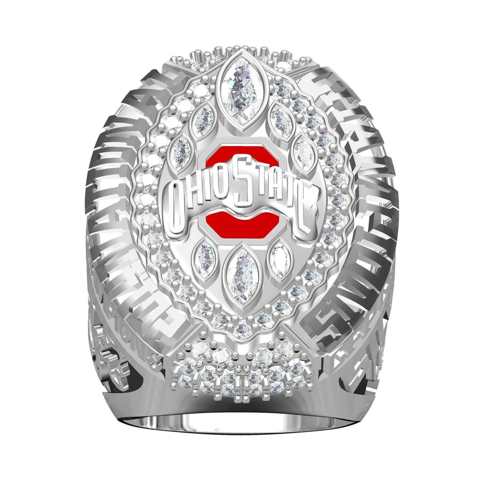 Ohio State Super Bowl Championship Ring 3D print model_1