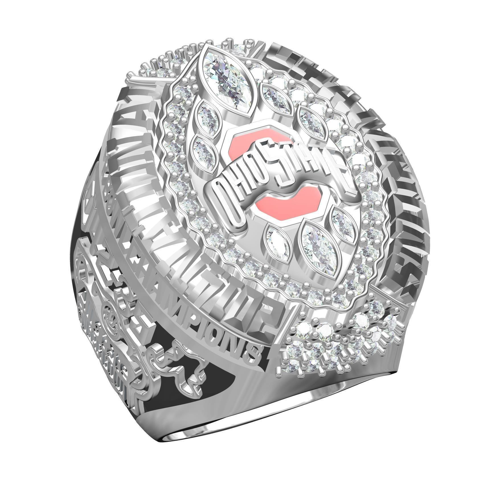 Ohio State Super Bowl Championship Ring 3D print model_2