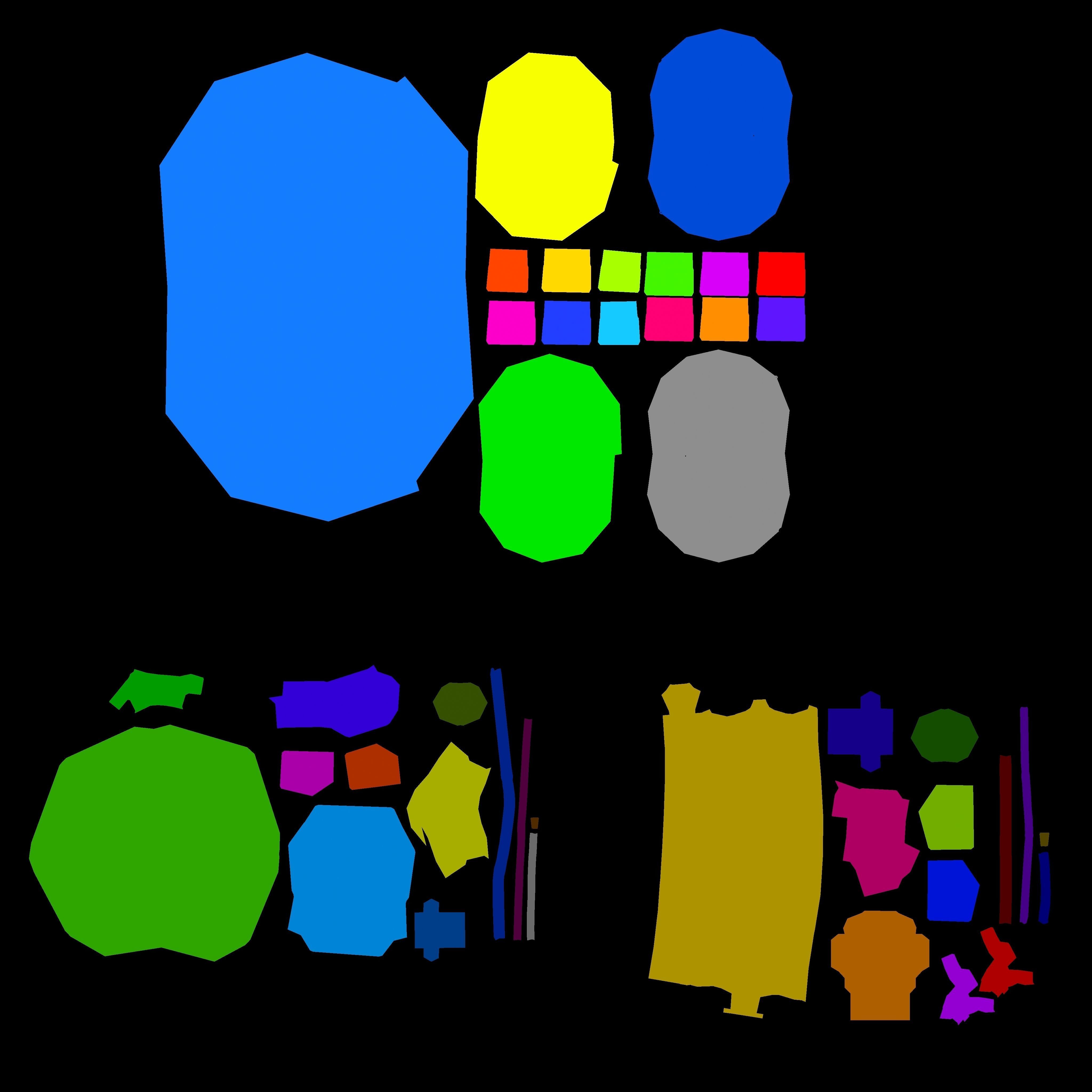 Fantasy arena game asset Low-poly 3D model_9