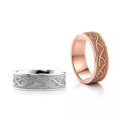 Pattern ring R 0342 printable 3d model 3D print model