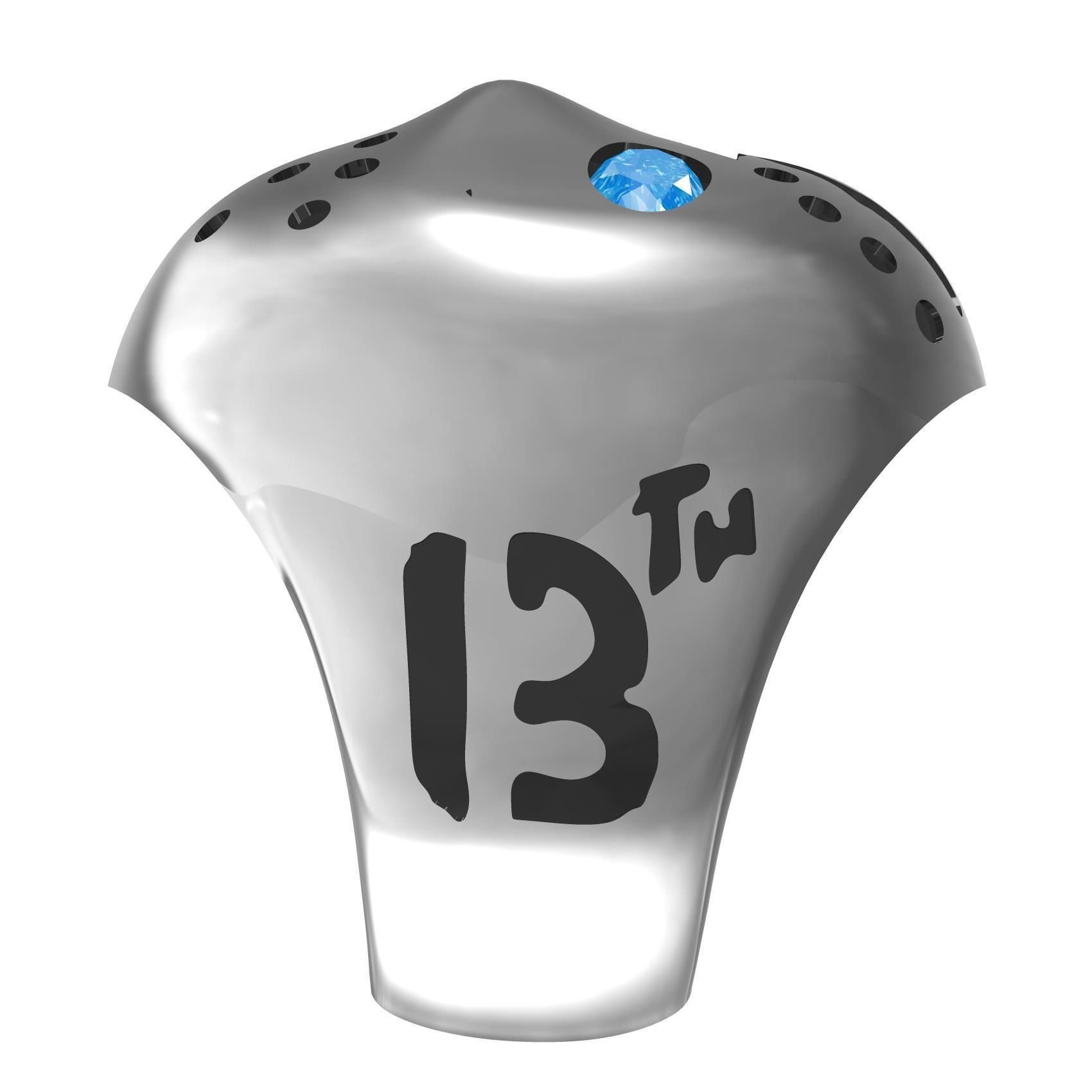 Mask Friday the 13th Engraving Ring 3D print model_4