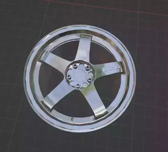 LMGT4 Wheels Rims 3D Print Ready Model Nismo Nissan Motorsport