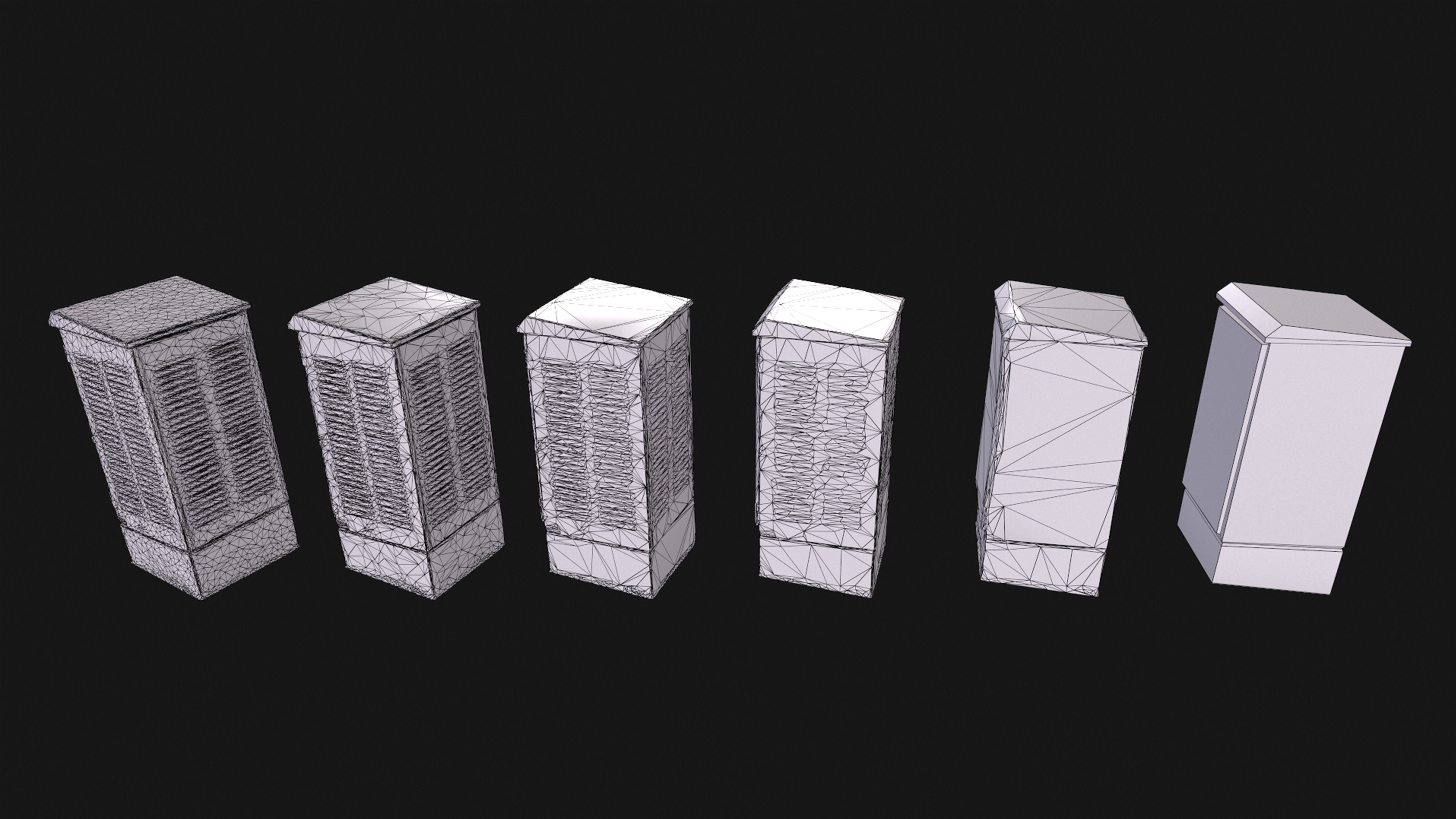 Electric Box 01 - Stonelake3D Low-poly 3D model_4