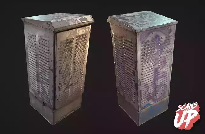 Electric Box 01 - Stonelake3D Low-poly 3D model