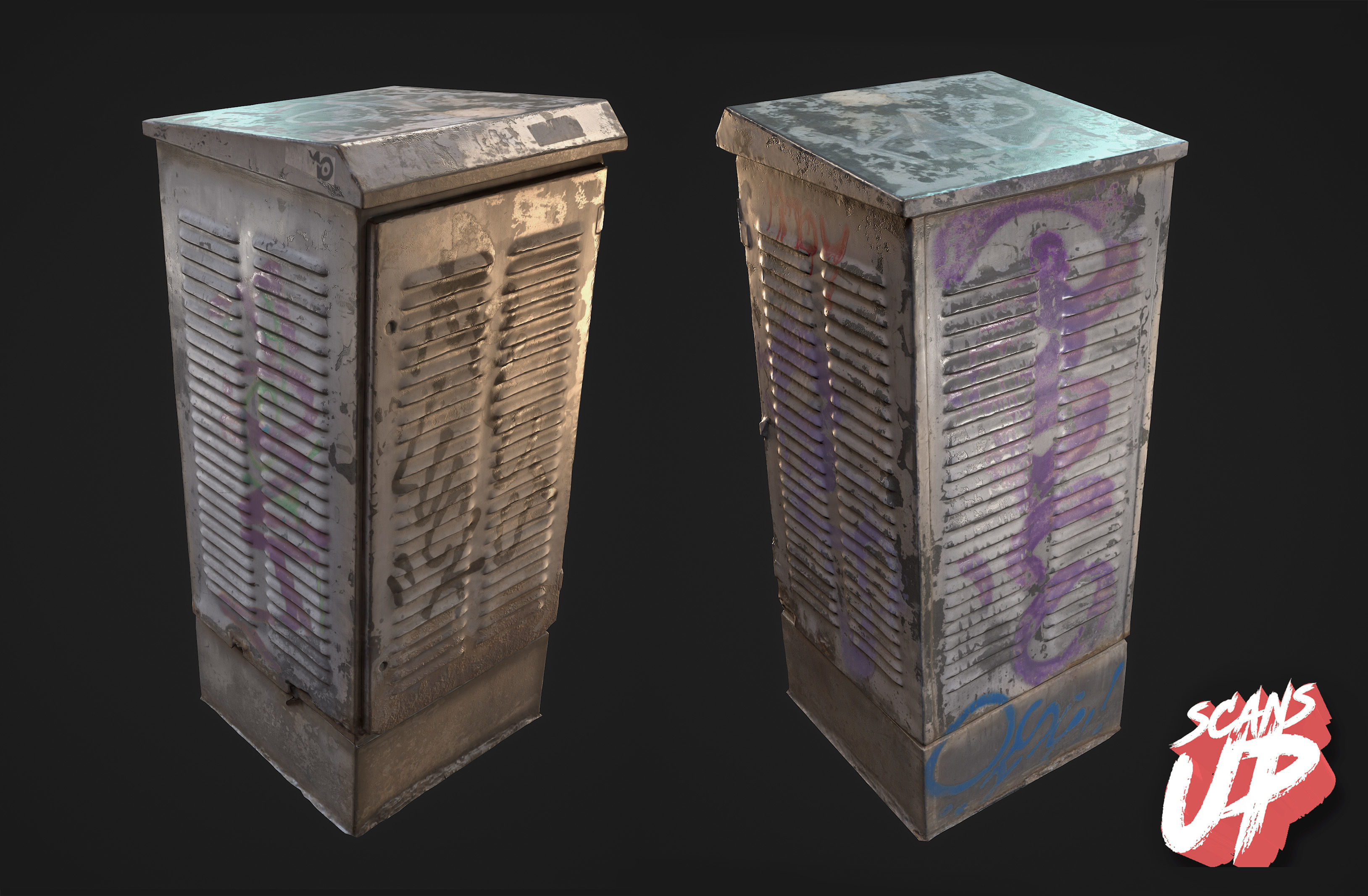 Electric Box 01 - Stonelake3D Low-poly 3D model_5