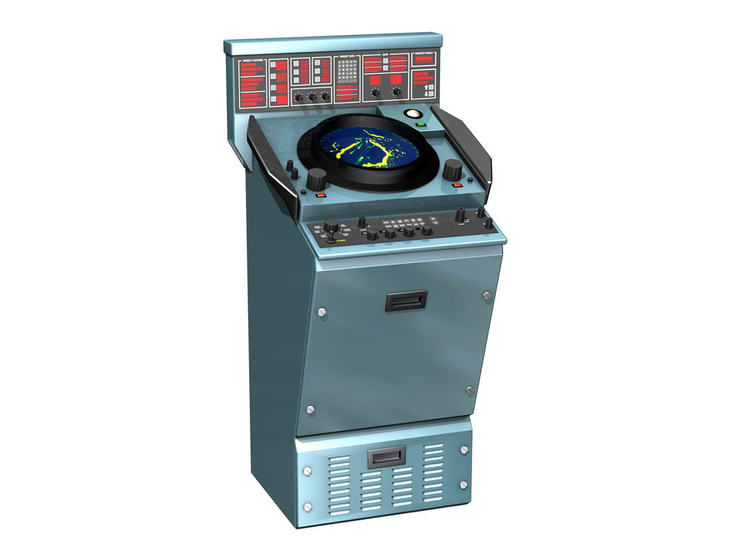Naval Radar Console 3D model_3