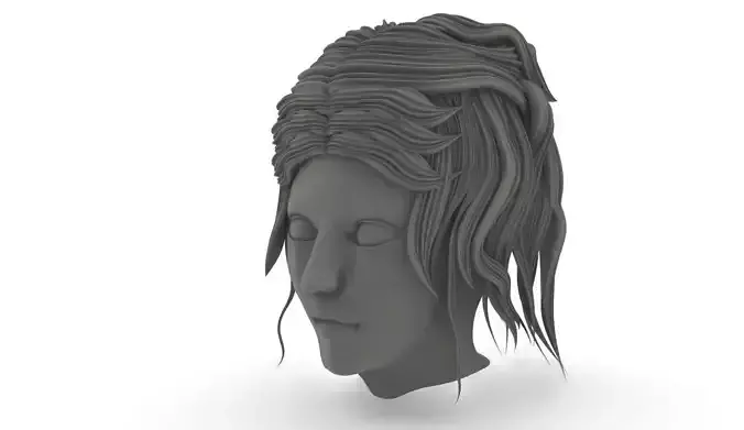 3d woman head 3D model