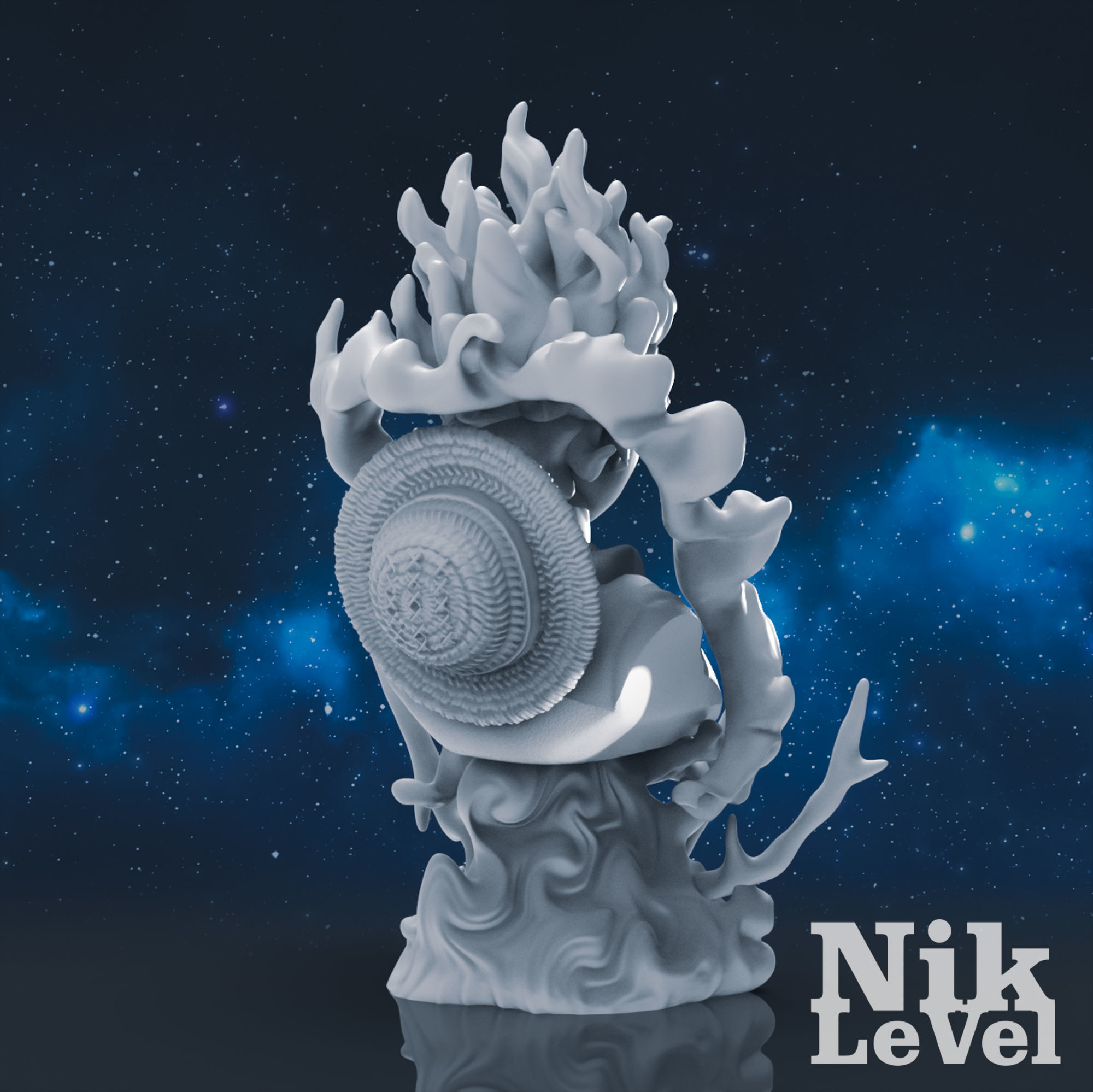  Luffy Nika Bust One Piece 3D Printable 3D print model_18