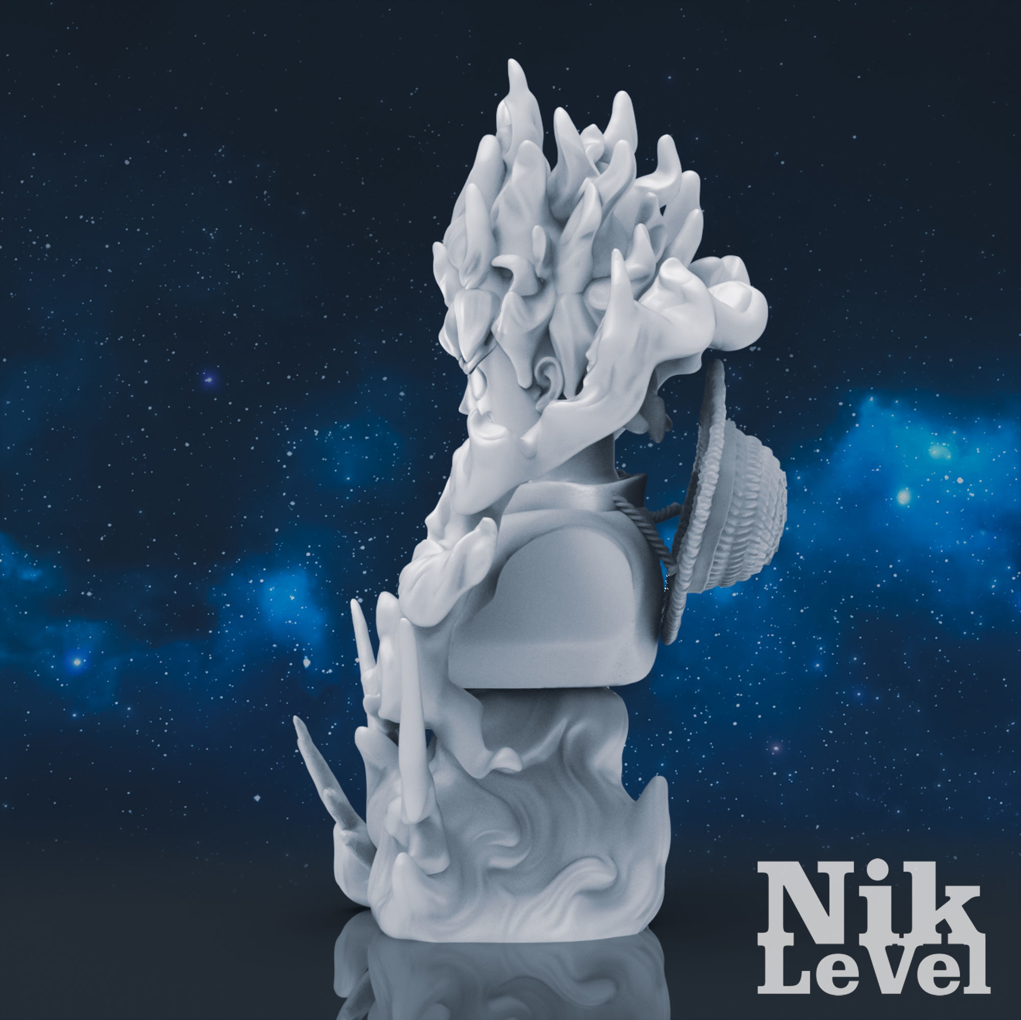 Luffy Nika Bust One Piece 3D Printable 3D print model_16