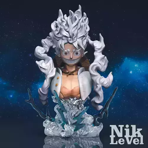  Luffy Nika Bust One Piece 3D Printable 3D print model