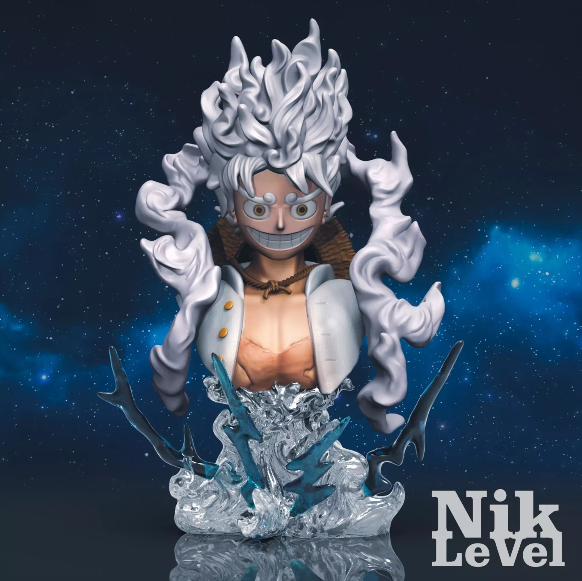  Luffy Nika Bust One Piece 3D Printable 3D print model_0