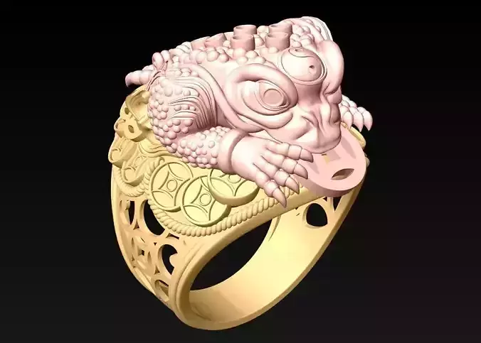 Toad ring - Jin Chan ring - N959