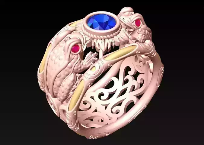 Toad ring - Jin Chan ring - N1304