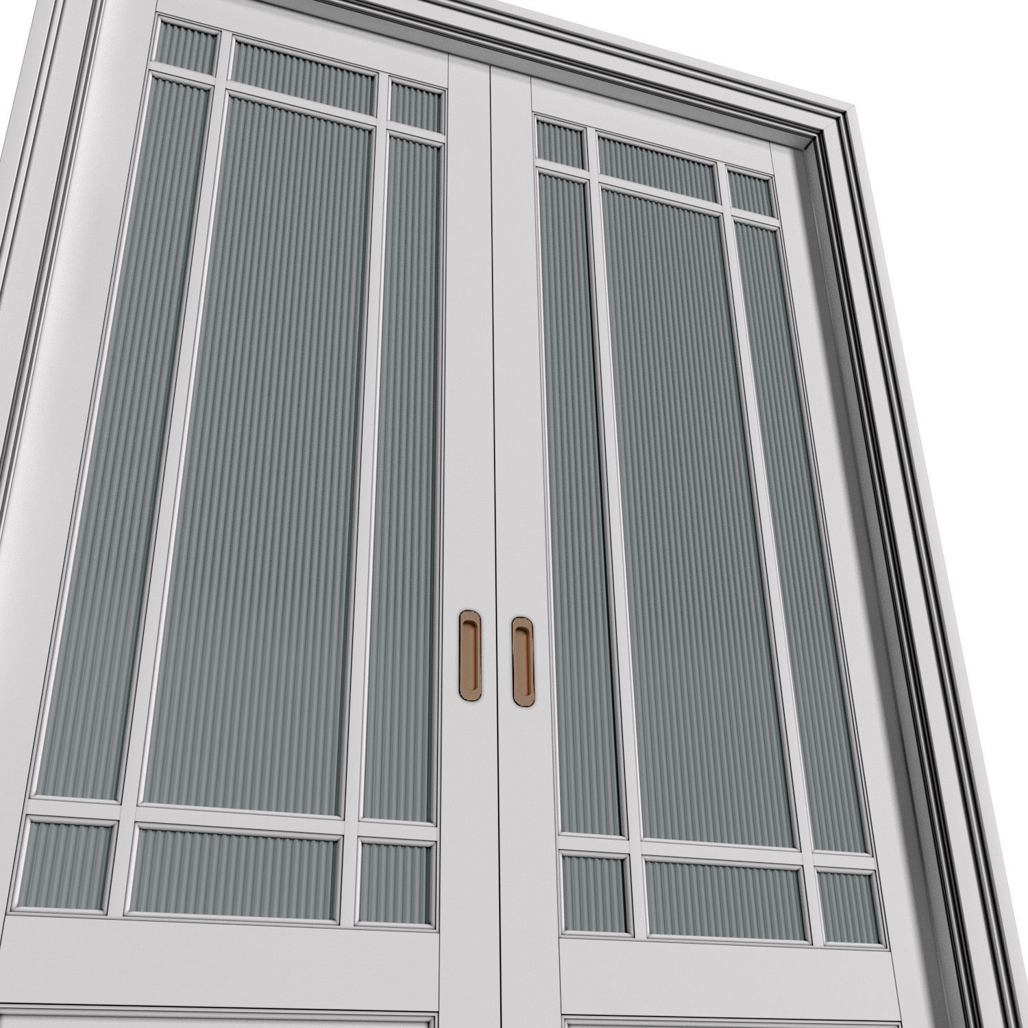 Interior sliding doors in classic style 3D model_3