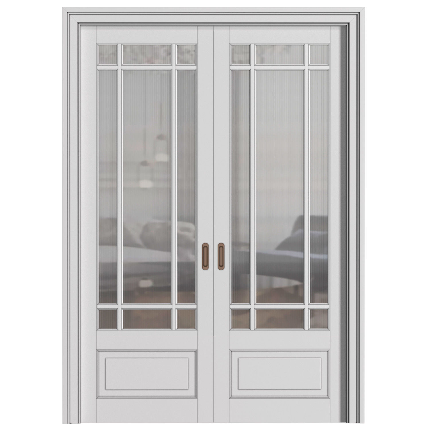 Interior sliding doors in classic style 3D model_1