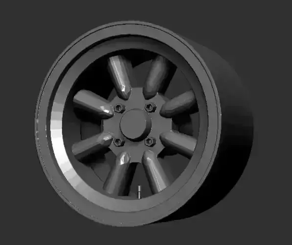 RS Watanabe 8 spoke Wheels Rims 3D Print Ready Model 
