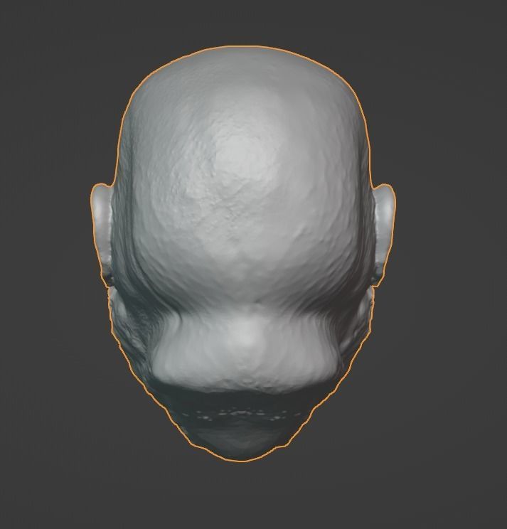 High Poly God Of War Ragnarok Kratos Head 3D print model_6