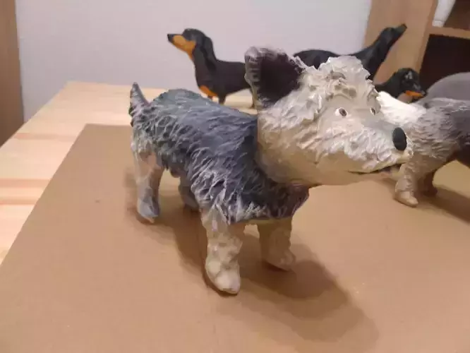 3D printable dog Yorkie 3D print model
