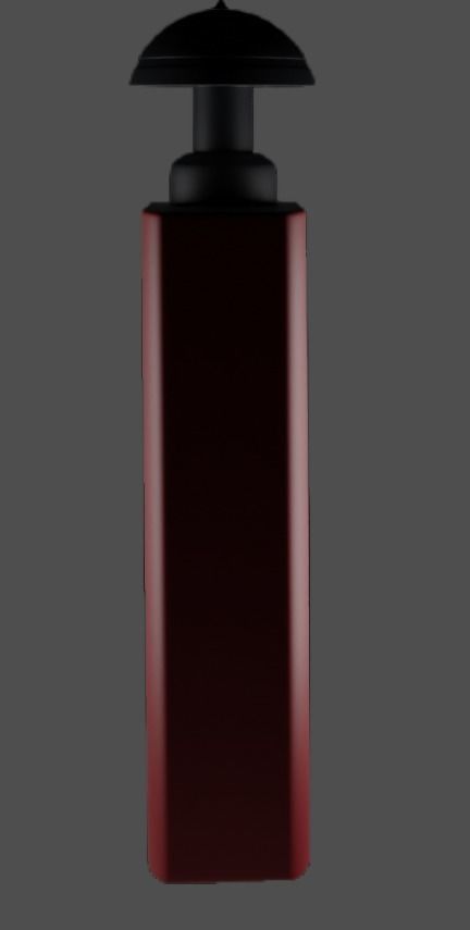 perfume bottle Low-poly 3D model_4