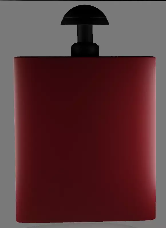 perfume bottle Low-poly 3D model_0