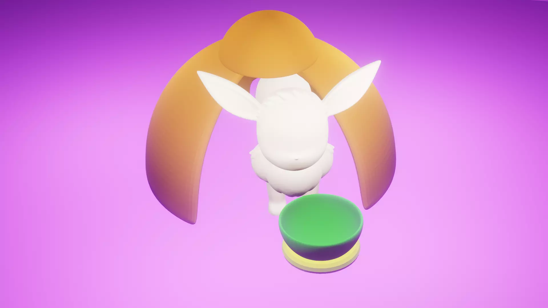 Puppy Home Low-poly 3D model_0