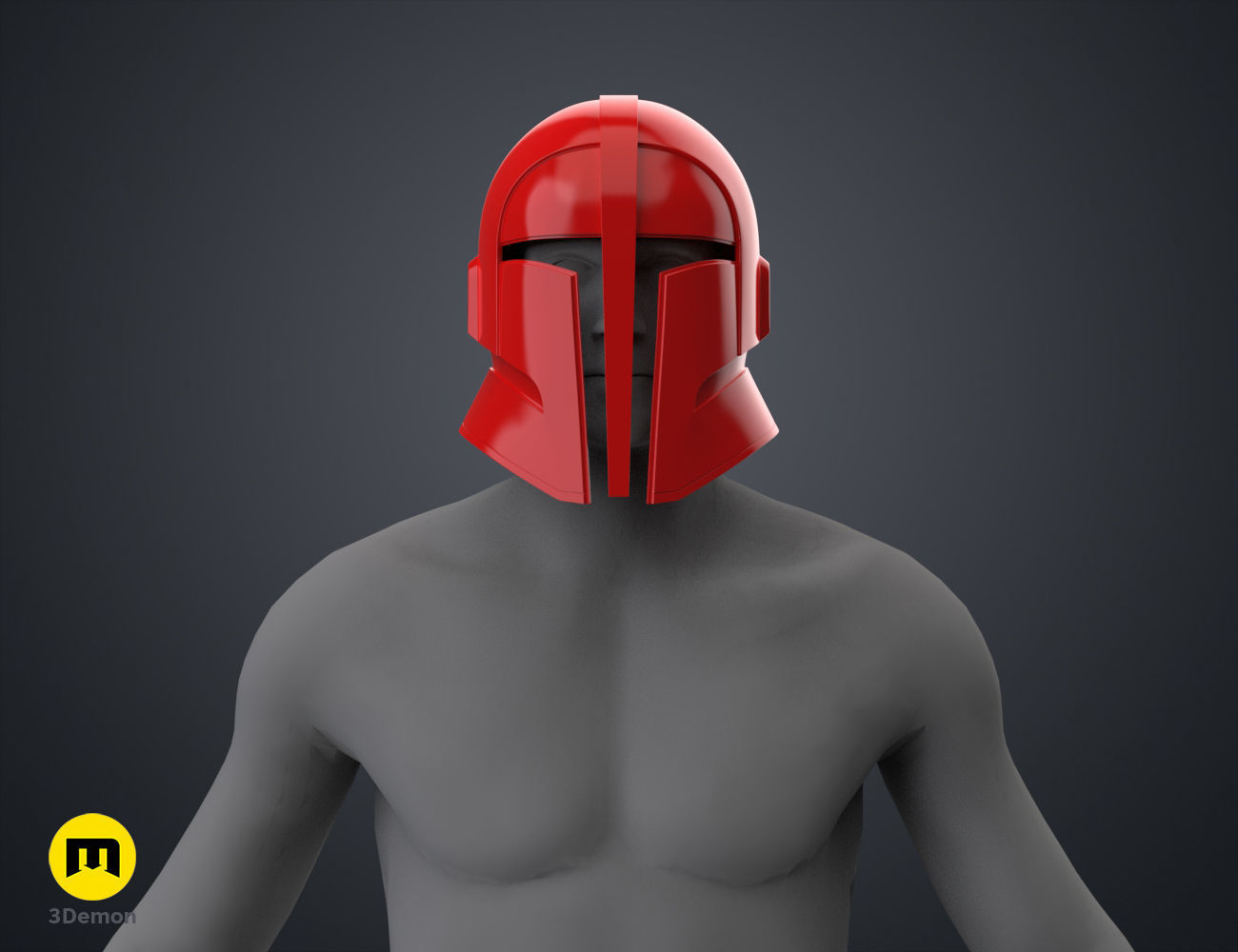 Praetorian guard Helmet The Mandalorian 3D print model_1