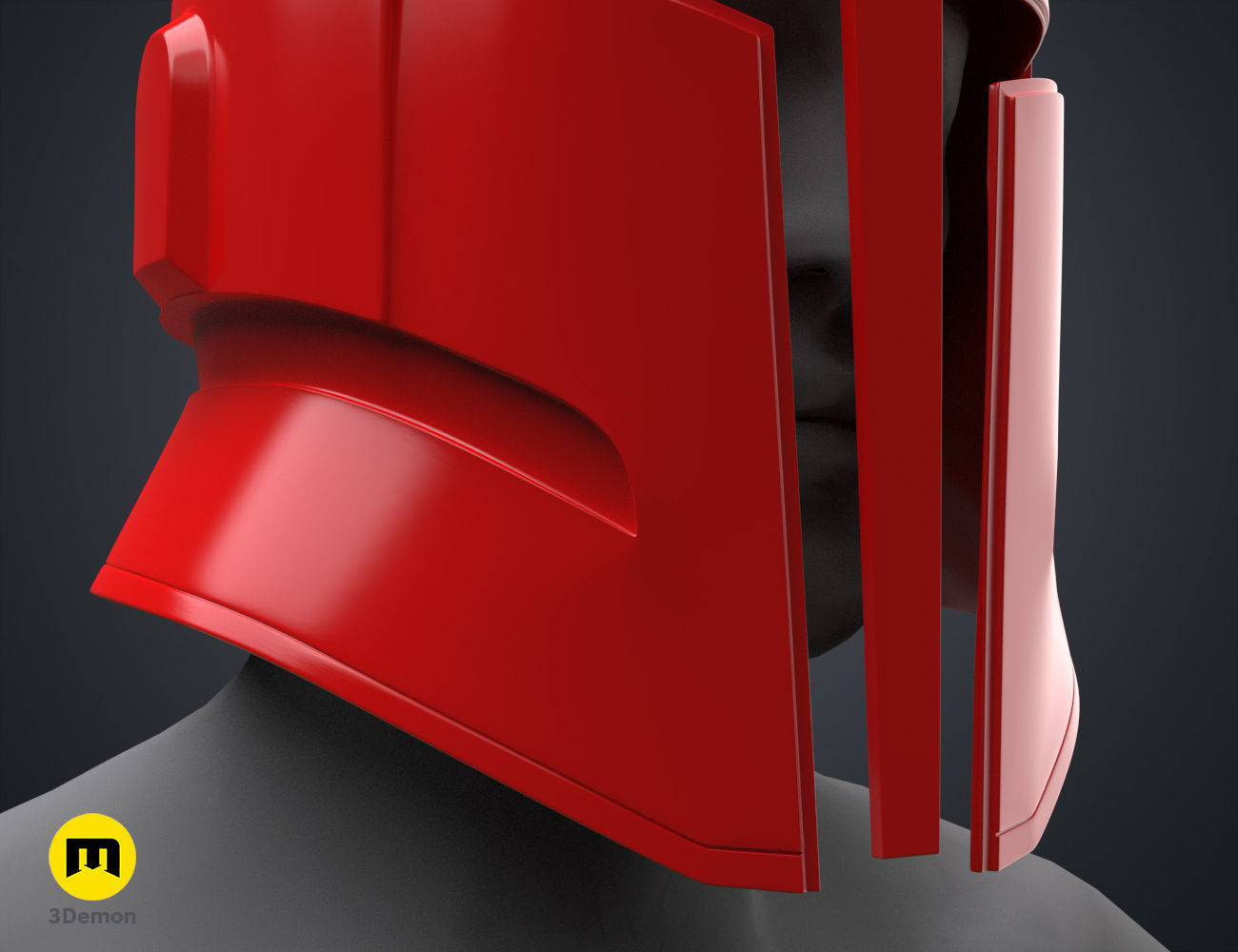 Praetorian guard Helmet The Mandalorian 3D print model_5