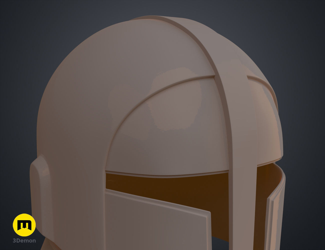 Praetorian guard Helmet The Mandalorian 3D print model_4