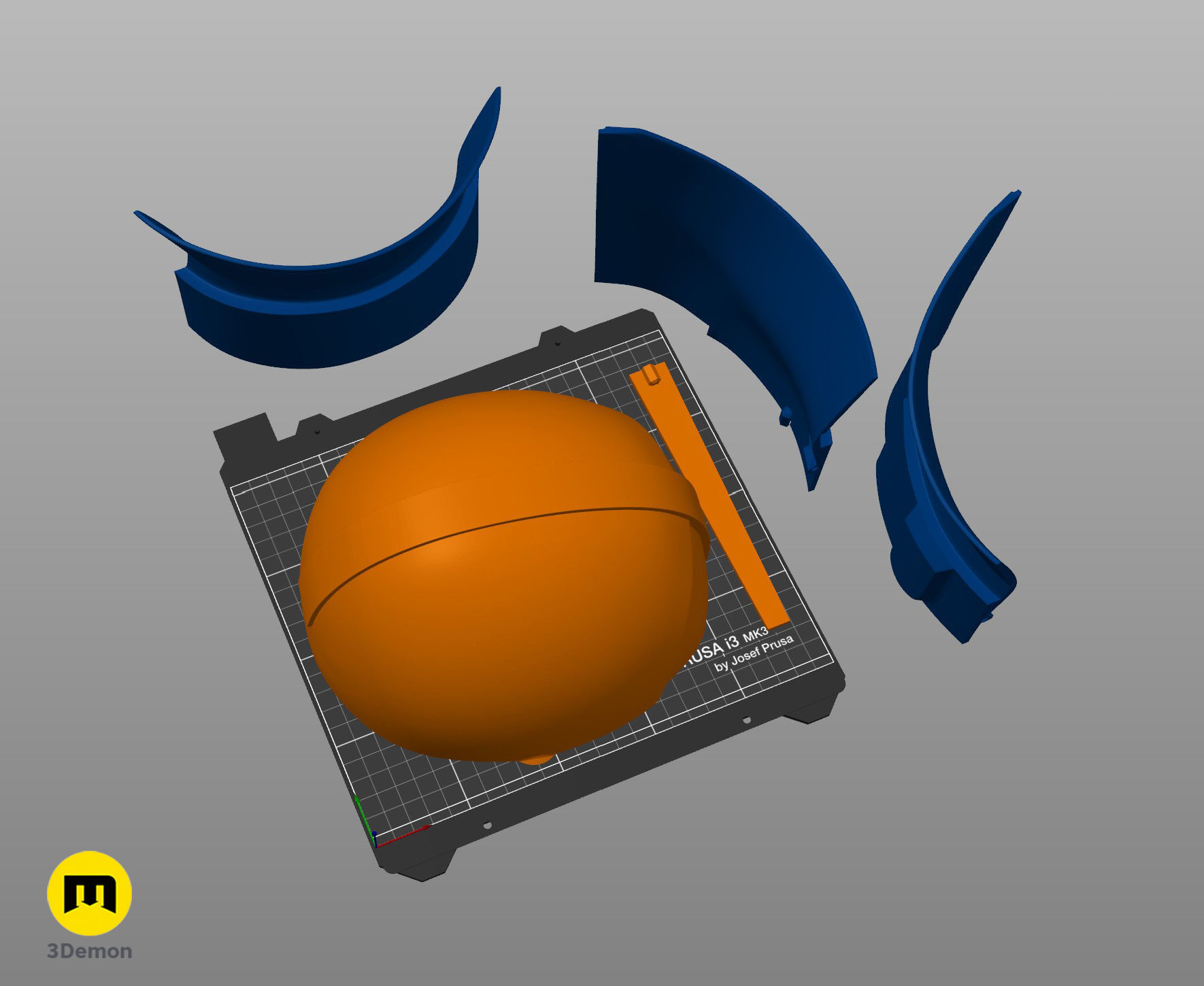 Praetorian guard Helmet The Mandalorian 3D print model_3