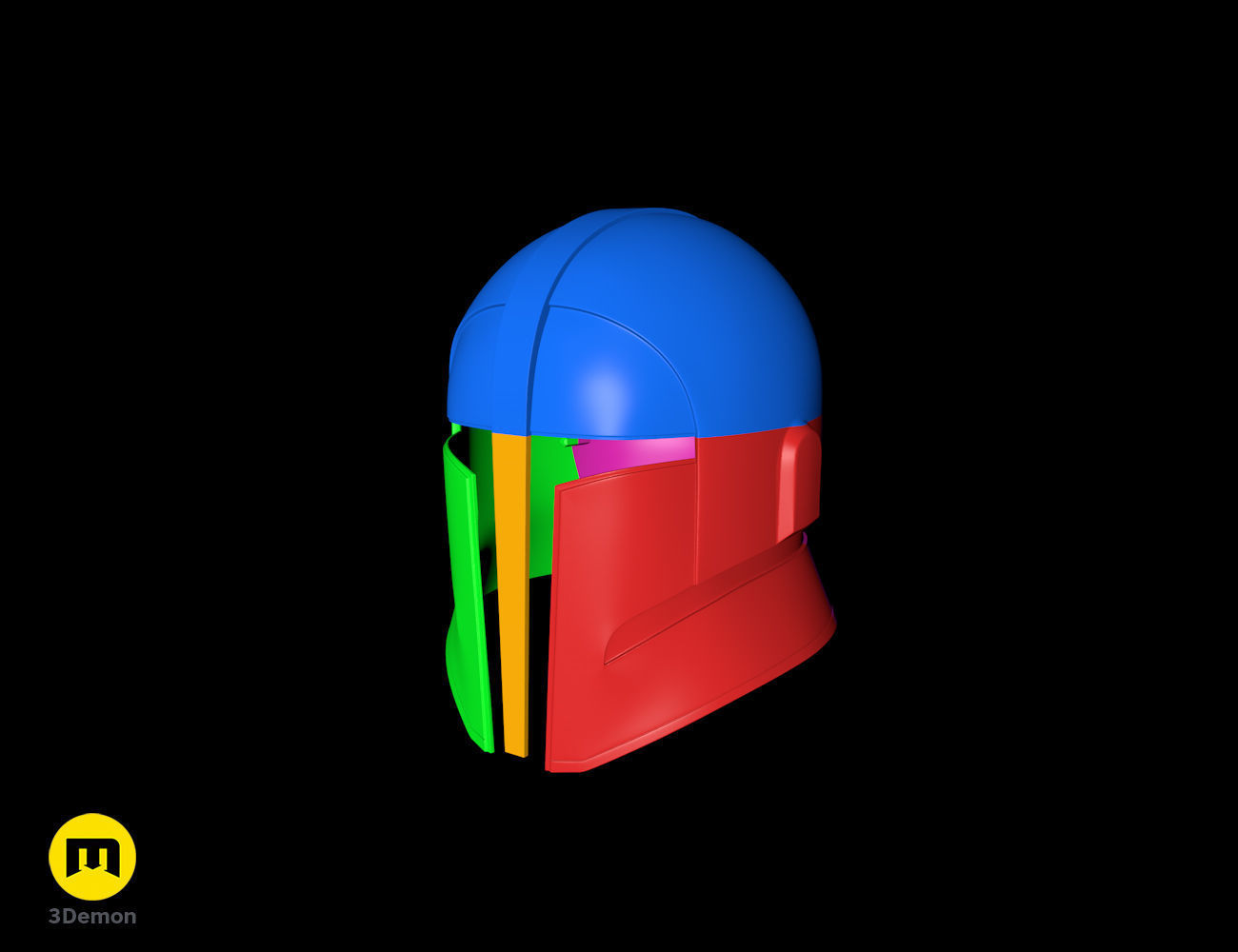Praetorian guard Helmet The Mandalorian 3D print model_14