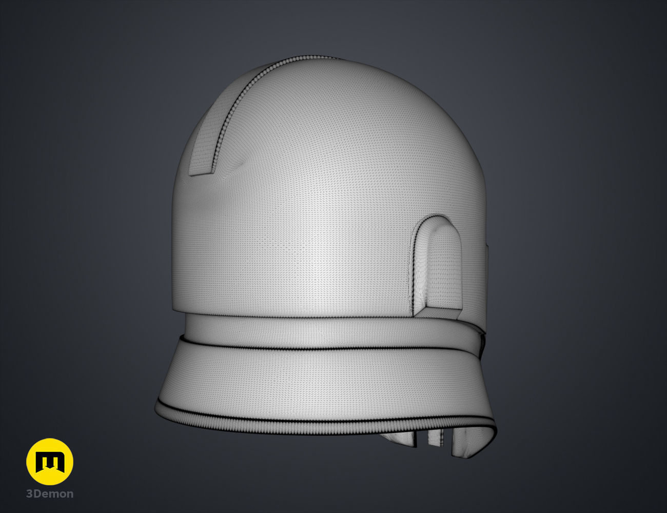 Praetorian guard Helmet The Mandalorian 3D print model_19
