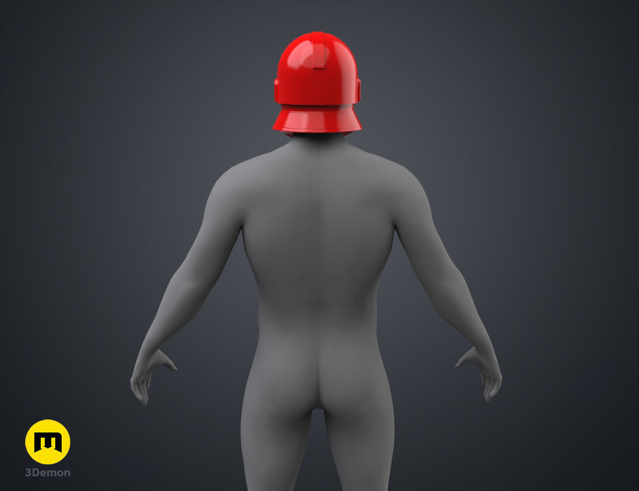 Praetorian guard Helmet The Mandalorian 3D print model_10