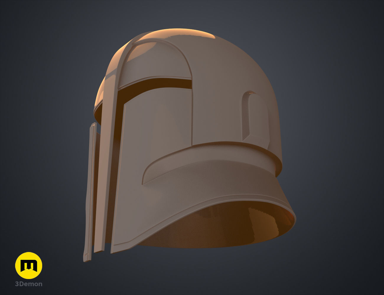 Praetorian guard Helmet The Mandalorian 3D print model_7