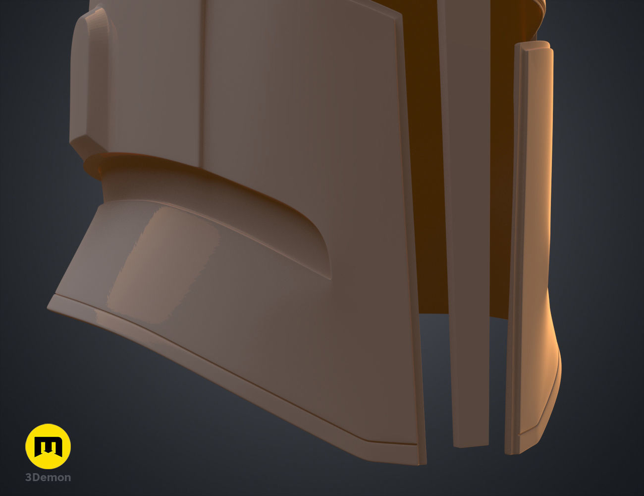 Praetorian guard Helmet The Mandalorian 3D print model_15