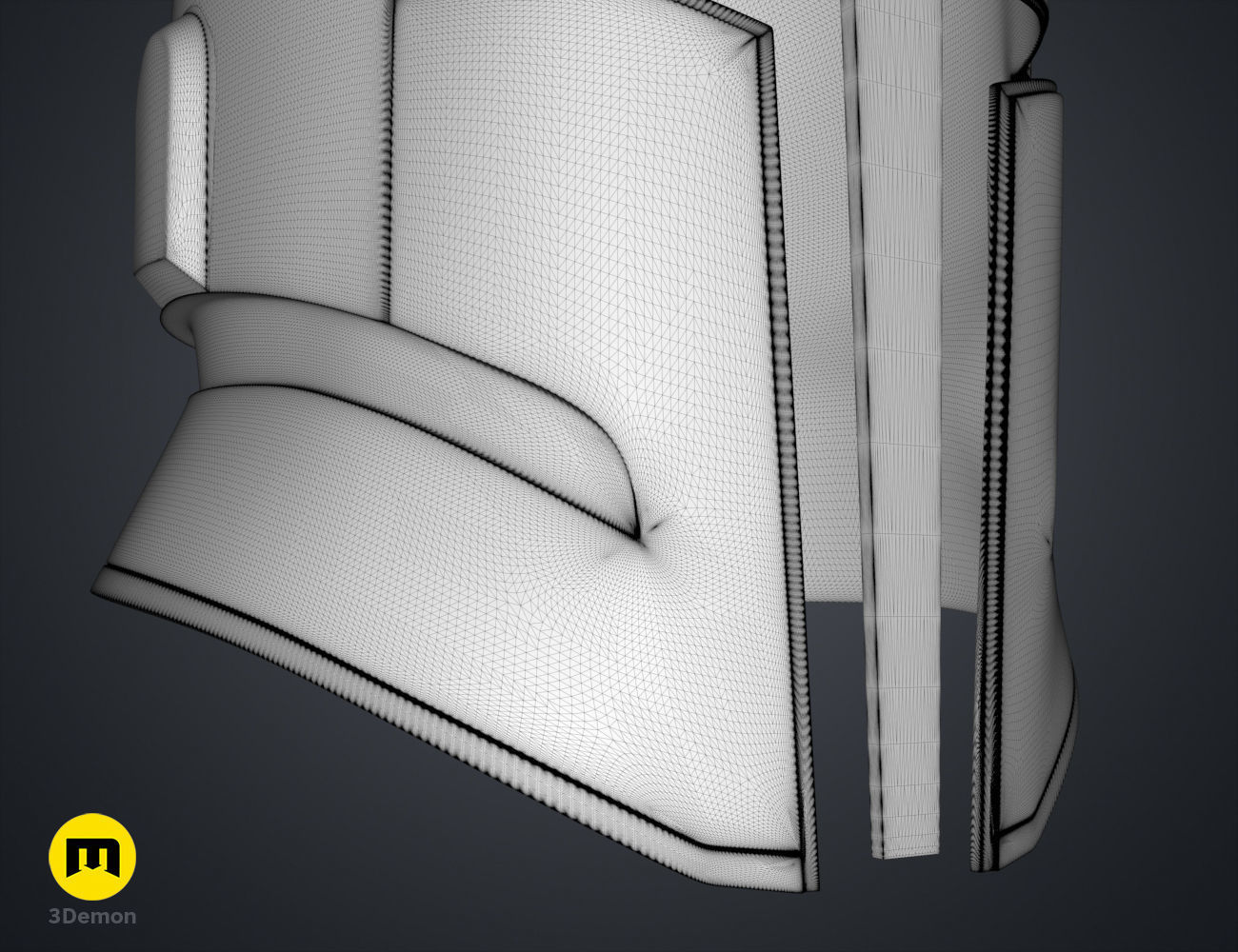 Praetorian guard Helmet The Mandalorian 3D print model_18