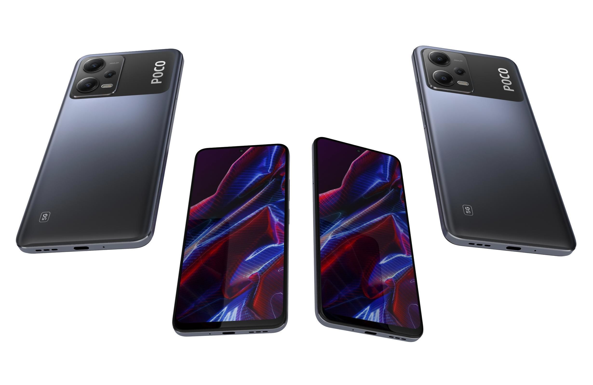 Xiaomi Poco X5 And X5 Pro 5G Low-poly 3D model_25