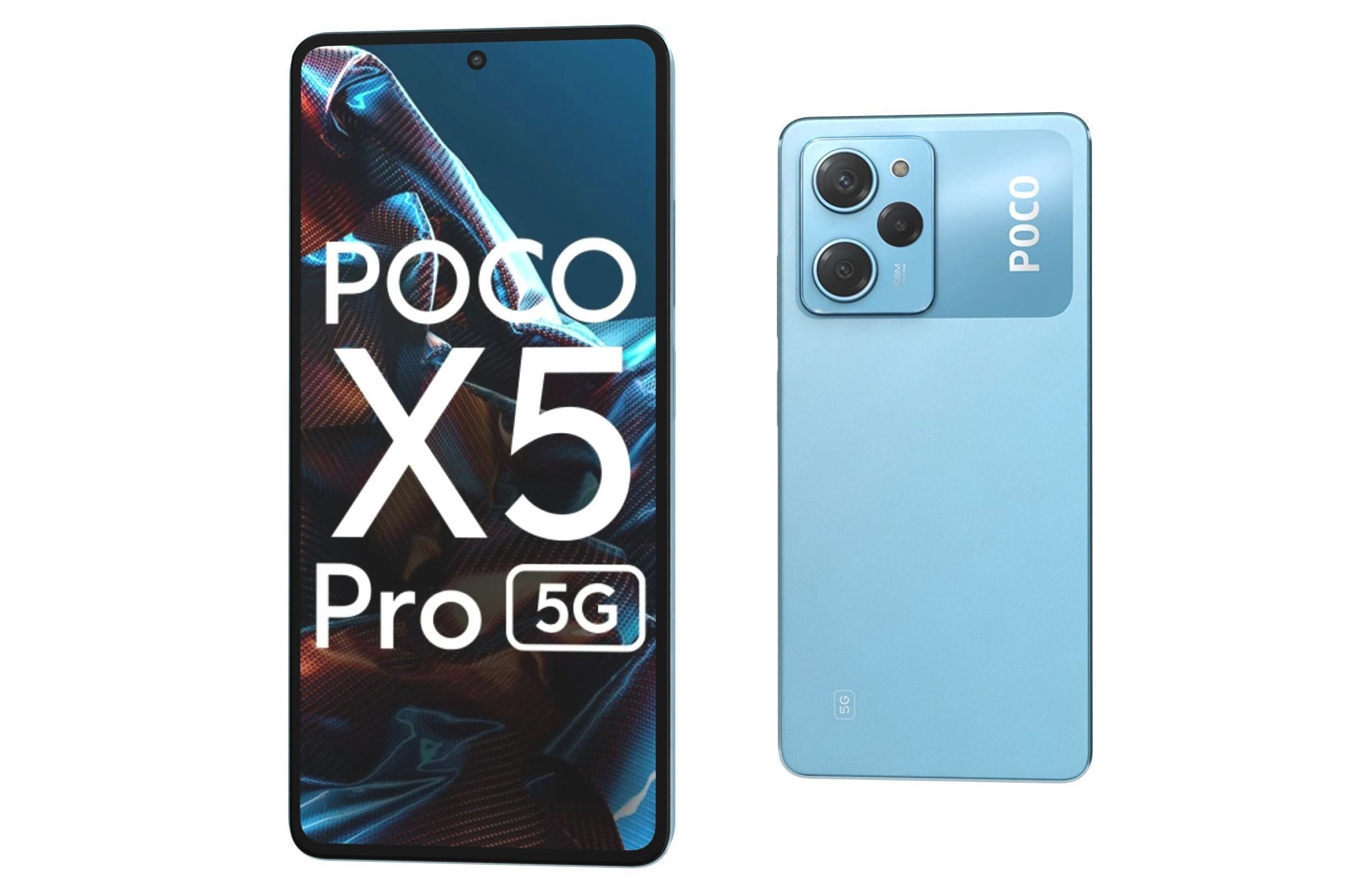 Xiaomi Poco X5 And X5 Pro 5G Low-poly 3D model_45