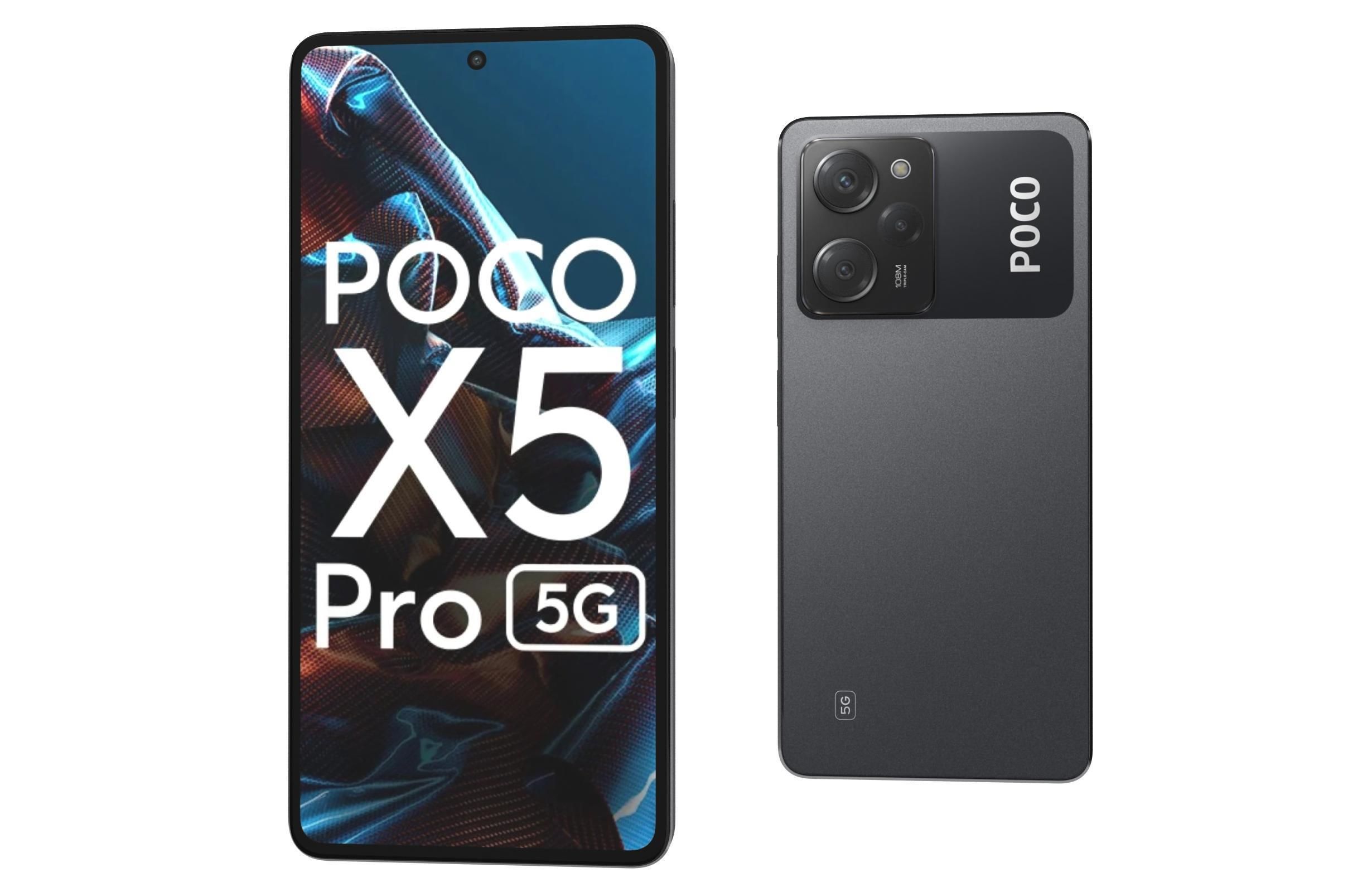 Xiaomi Poco X5 And X5 Pro 5G Low-poly 3D model_67