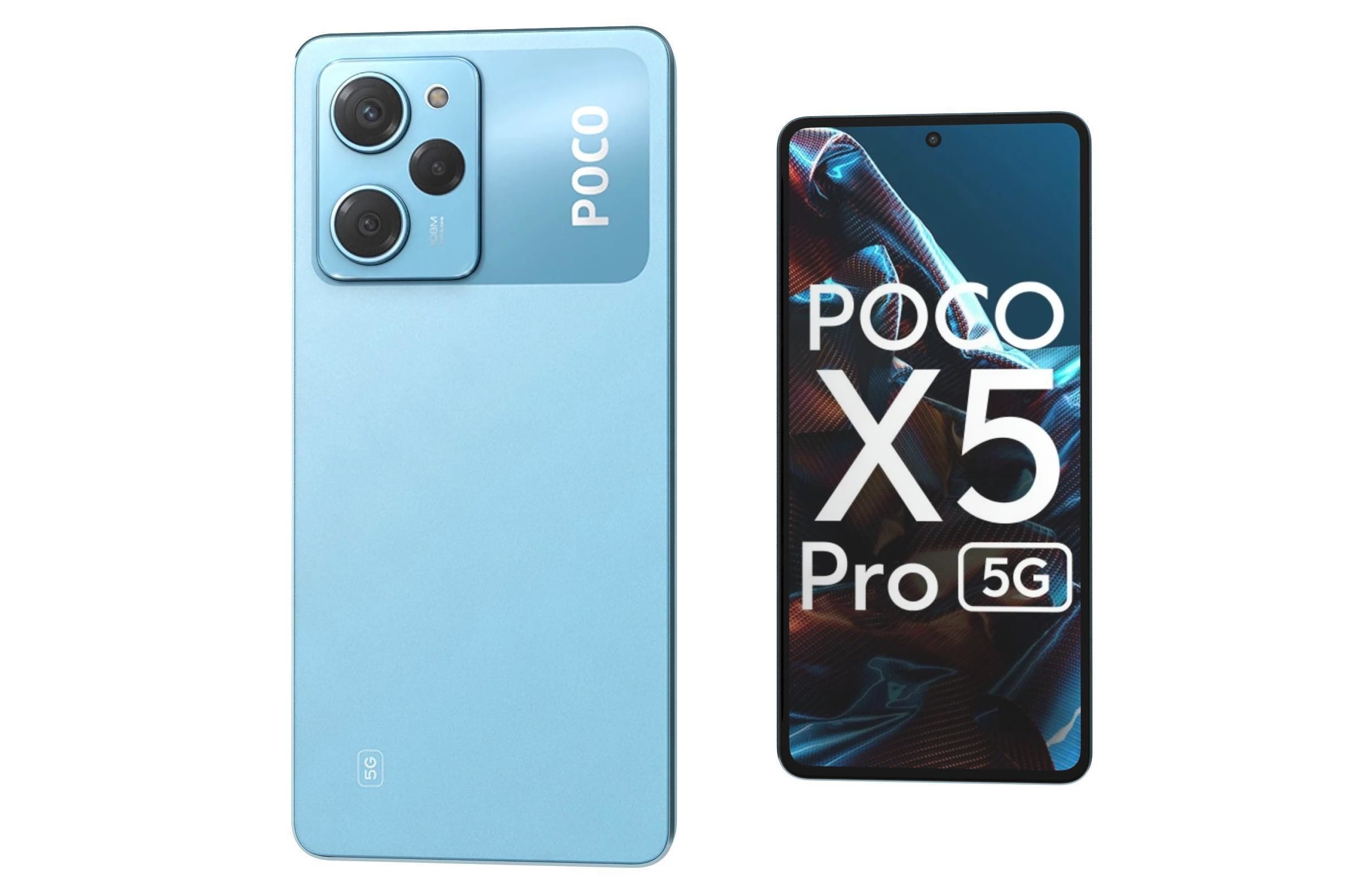 Xiaomi Poco X5 And X5 Pro 5G Low-poly 3D model_47