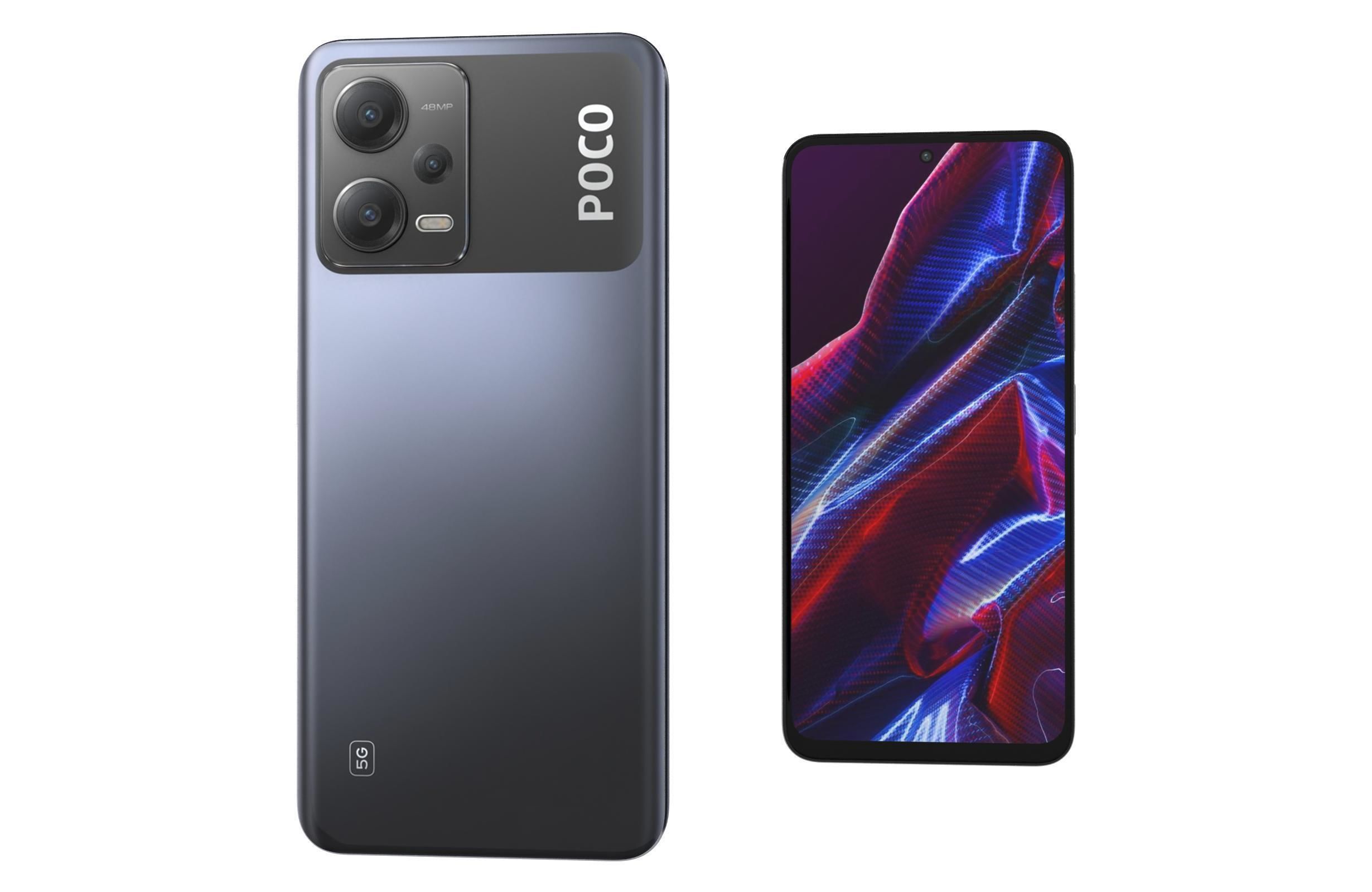 Xiaomi Poco X5 And X5 Pro 5G Low-poly 3D model_30