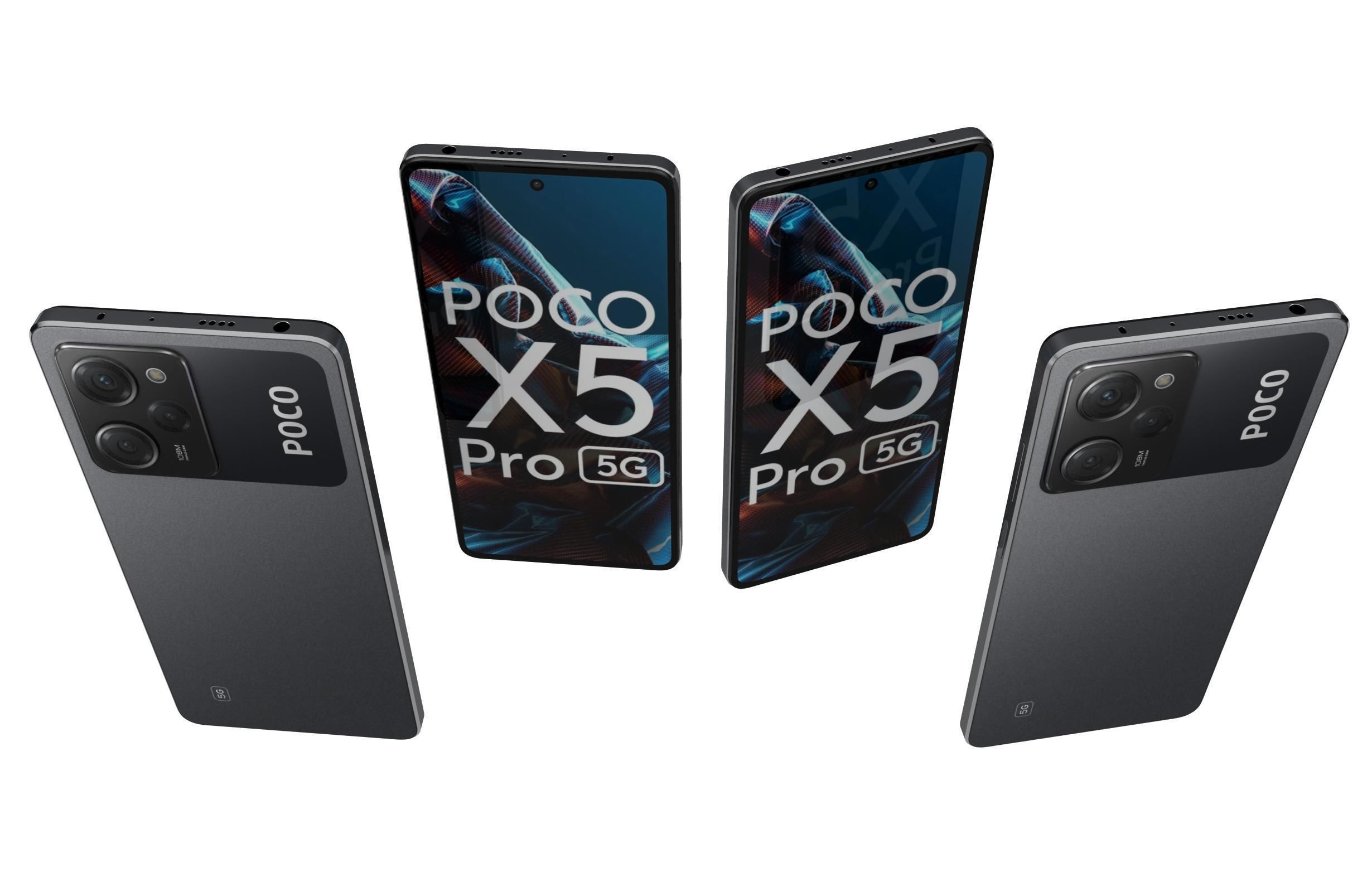 Xiaomi Poco X5 And X5 Pro 5G Low-poly 3D model_66