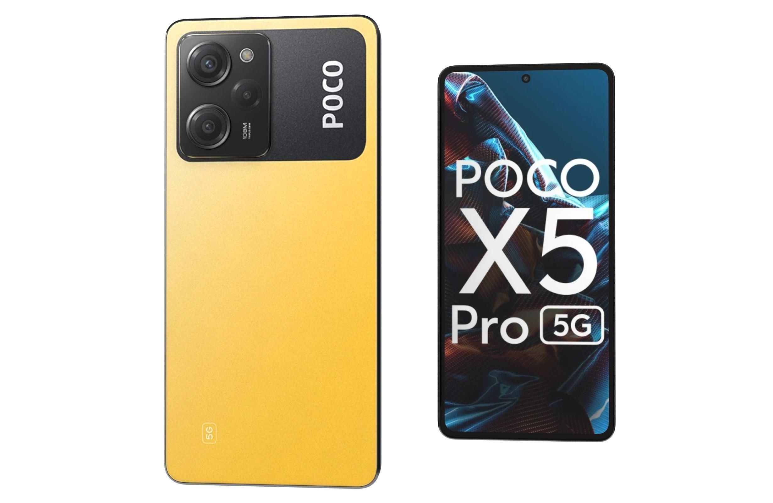 Xiaomi Poco X5 And X5 Pro 5G Low-poly 3D model_54