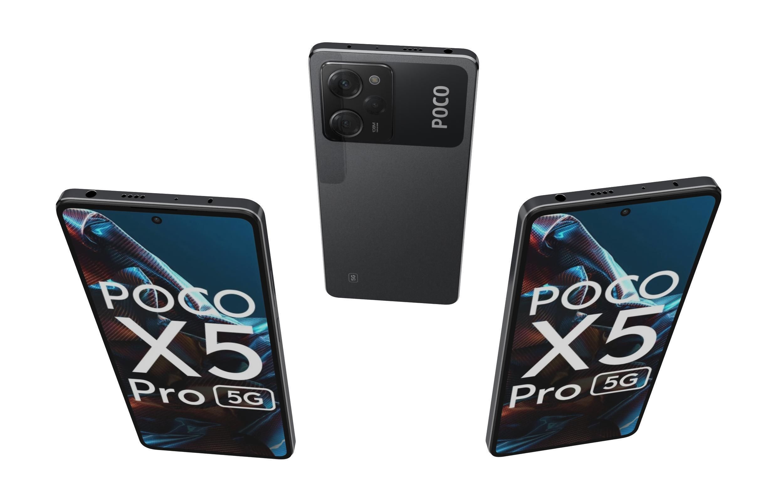 Xiaomi Poco X5 And X5 Pro 5G Low-poly 3D model_62