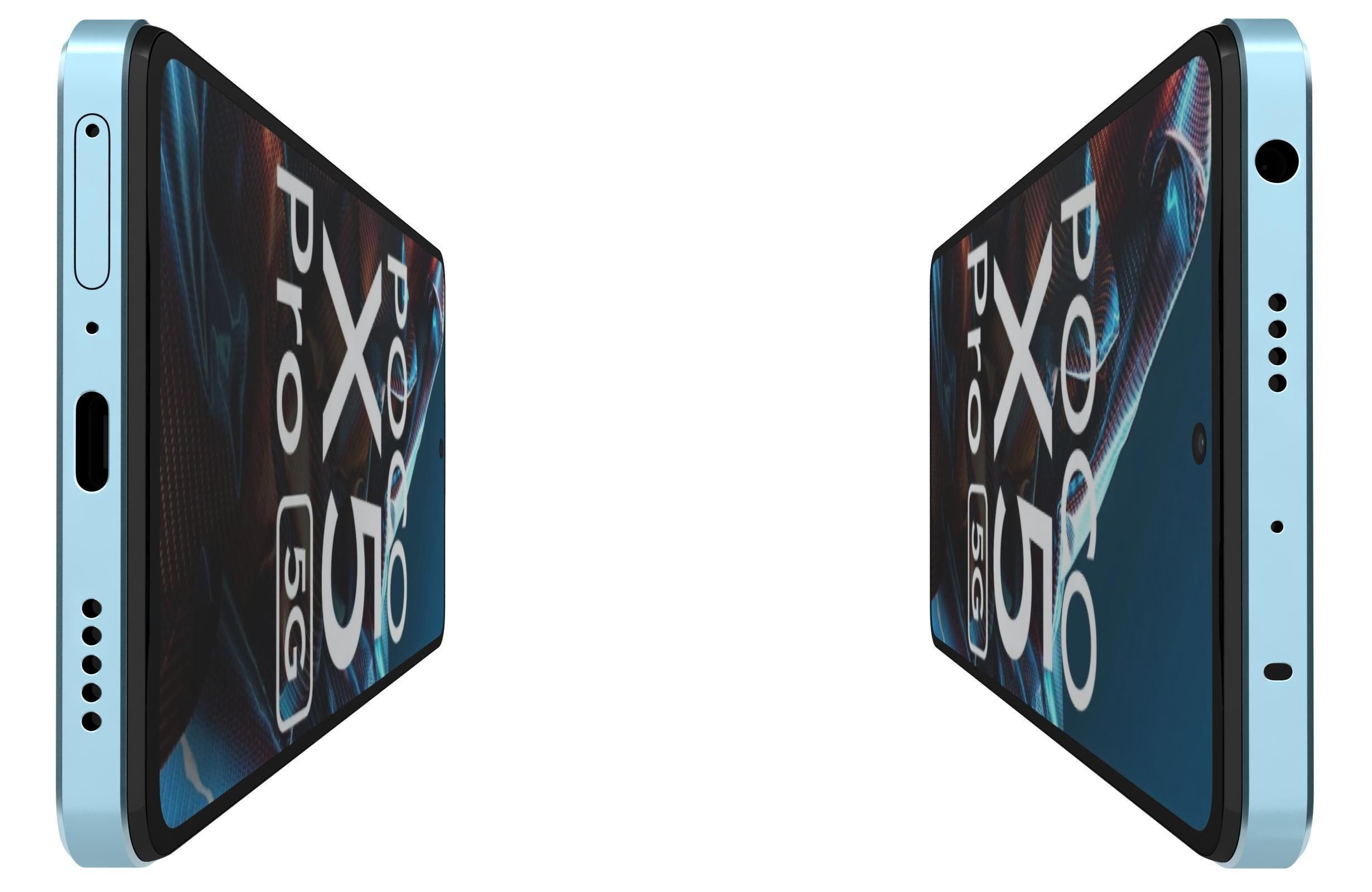 Xiaomi Poco X5 And X5 Pro 5G Low-poly 3D model_46