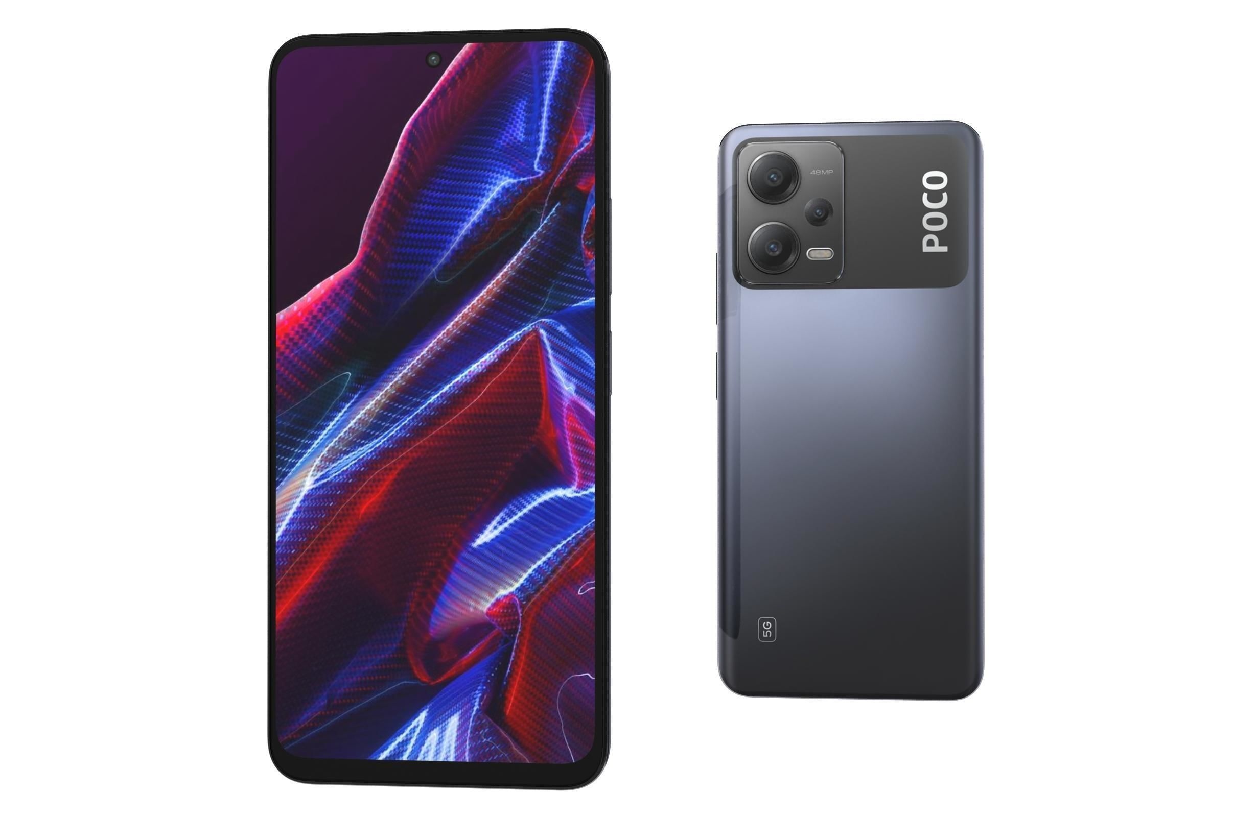 Xiaomi Poco X5 And X5 Pro 5G Low-poly 3D model_29