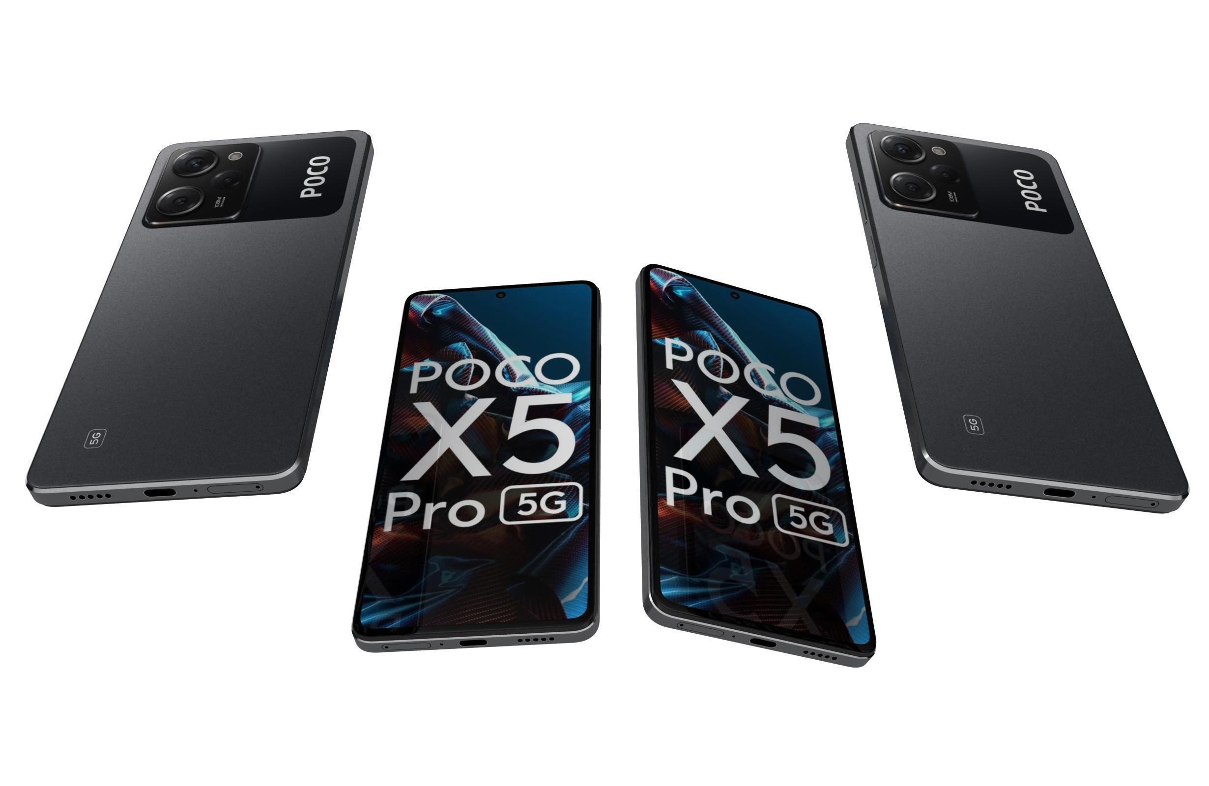 Xiaomi Poco X5 And X5 Pro 5G Low-poly 3D model_70