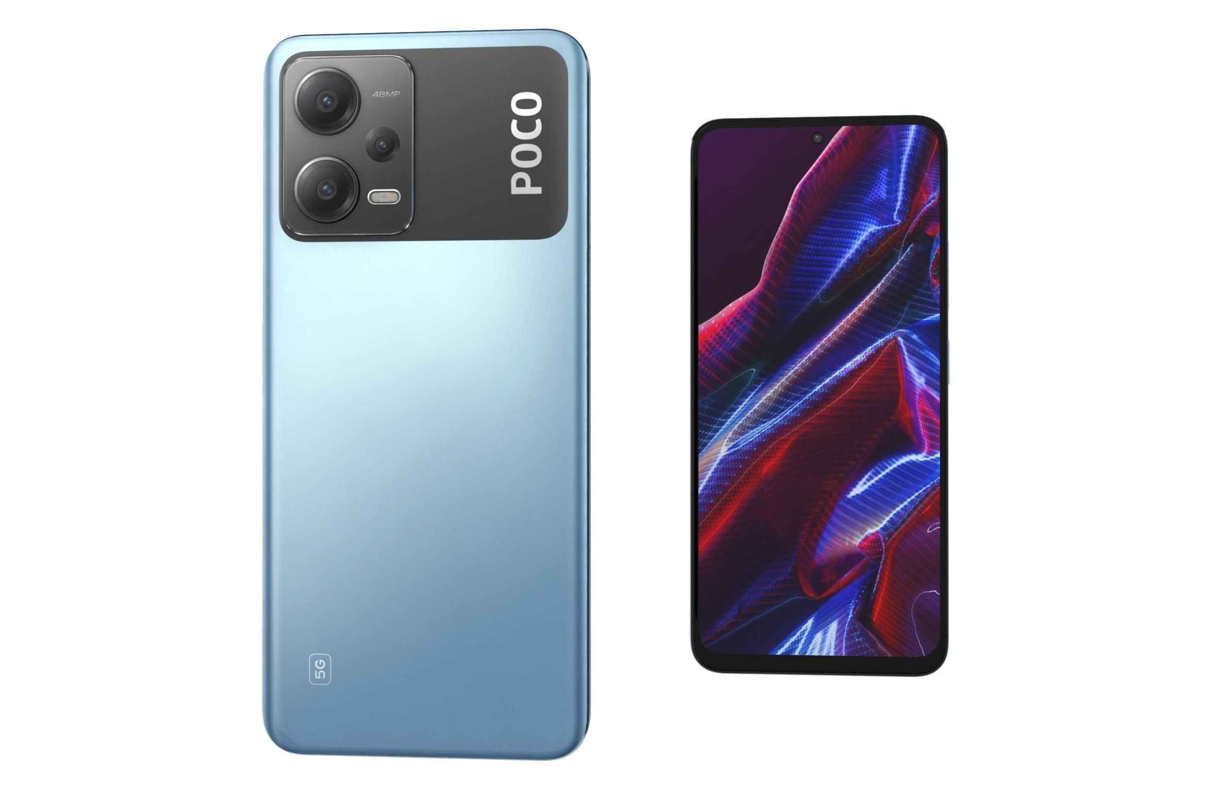 Xiaomi Poco X5 And X5 Pro 5G Low-poly 3D model_8
